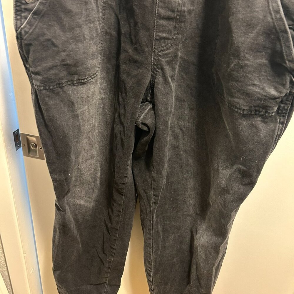 Old Navy Black Denim Overalls - Picture 3 of 7